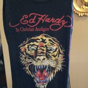 Ed Hardy Capri Sweatpants & Matching Tank top